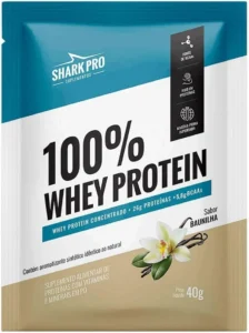 Whey Protein - 1 Sachê 40g Baunilha - Shark Pro